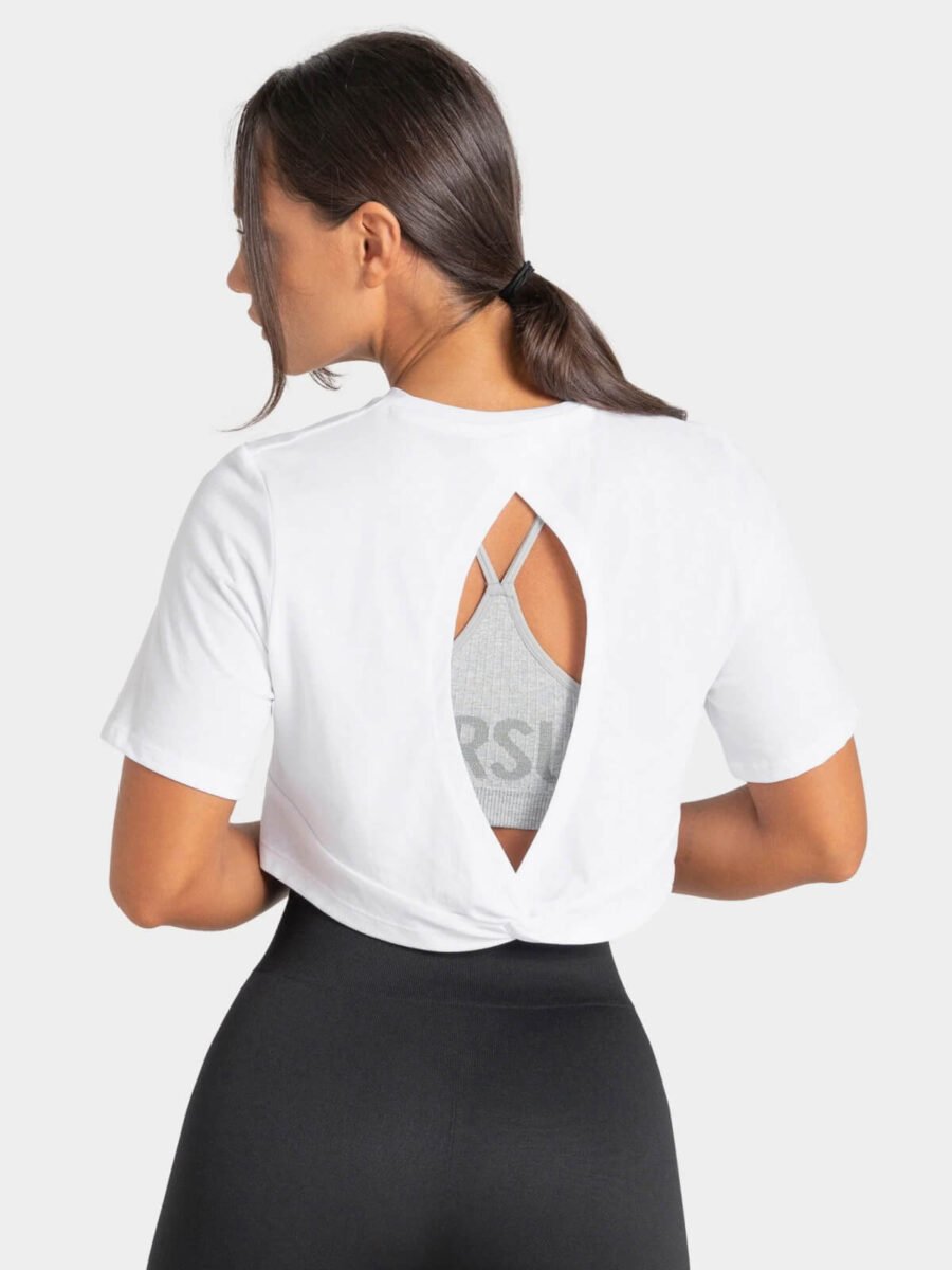 Knot Back Crop T-Shirt - Imagen 2